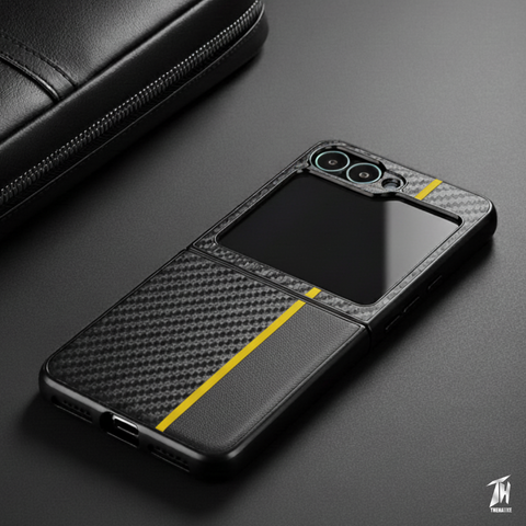 Carbon Yellow Silicone case for Samsung Galaxy Z FLIP 6