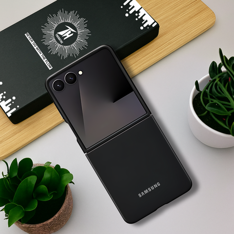 Black Original Silicone case for Samsung Galaxy Z FLIP 7