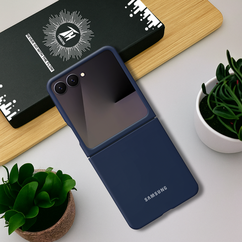 Dark Blue Original Silicone case for Samsung Galaxy Z FLIP 7