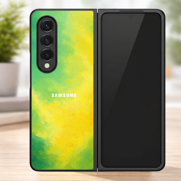 Ocean oil Paint (MB) silicone Case for Samsung Z Fold 3 5G