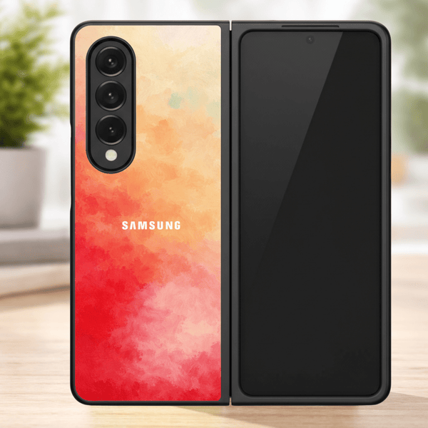 Magma oil Paint (MB) silicone Case for Samsung Z Fold 4 5G