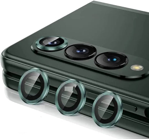 Green Metallic camera ring lens guard for Samsung Galaxy Z Fold 4