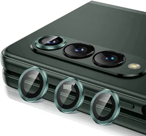 Green Metallic camera ring lens guard for Samsung Galaxy Z Fold 5