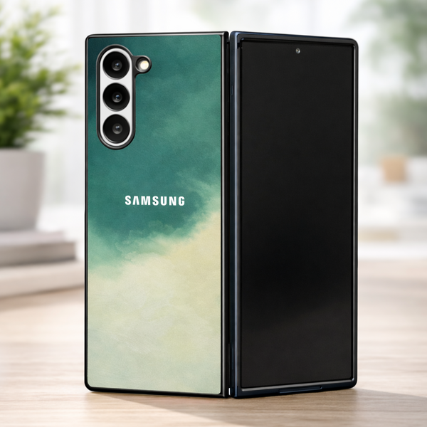 Thunder oil Paint (MB) silicone Case for Samsung Z Fold 6 5G
