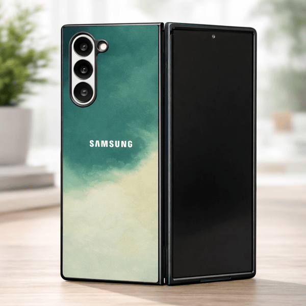Thunder oil Paint (MB) silicone Case for Samsung Z Fold 5 5G