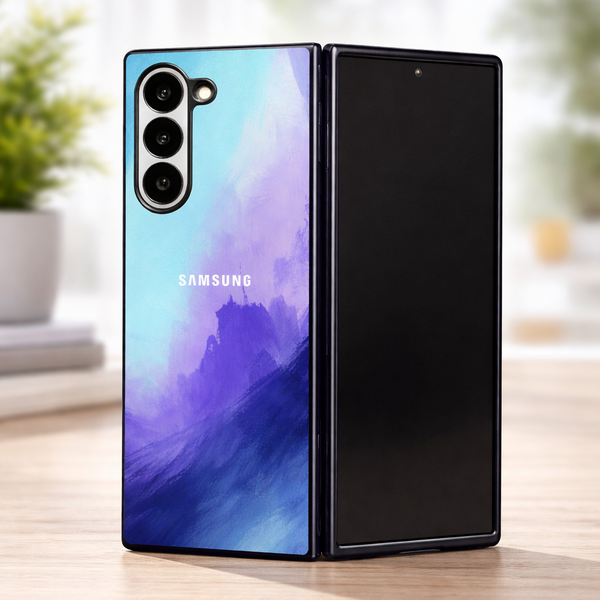 Marine oil Paint (MB) silicone Case for Samsung Z Fold 6 5G