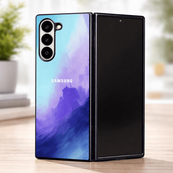 Marine oil Paint (MB) silicone Case for Samsung Z Fold 5 5G