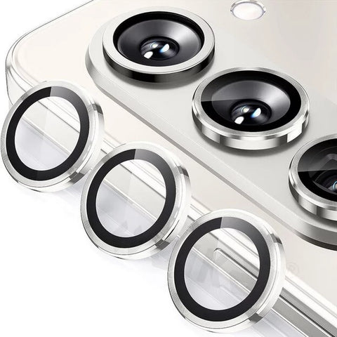 Silver camera ring lens guard for Samsung Galaxy Z Fold 5