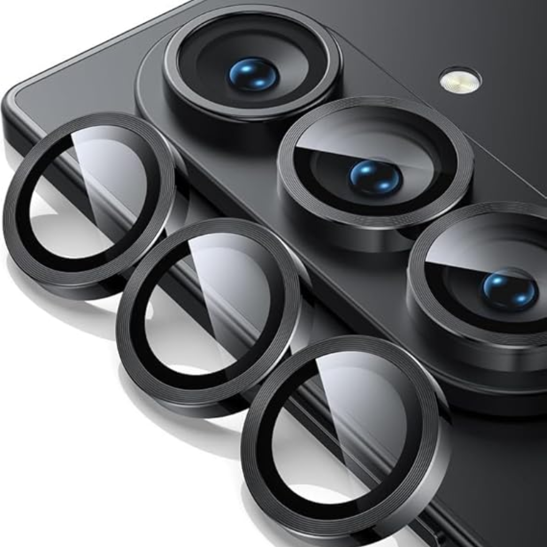 Black Metallic camera ring lens guard for Samsung Galaxy Z Fold 7