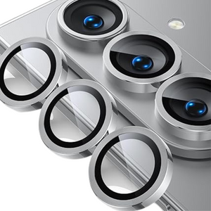 Silver camera ring lens guard for Samsung Galaxy Z Fold 7