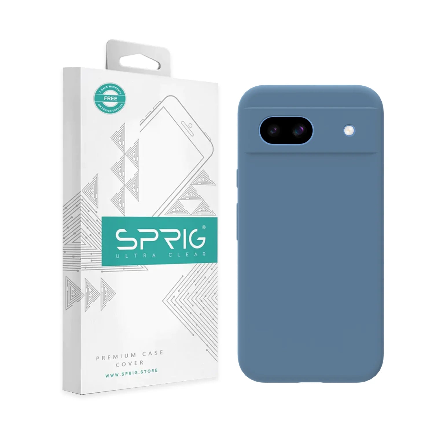 Blue Camera Original Silicone case for Google Pixel 8a