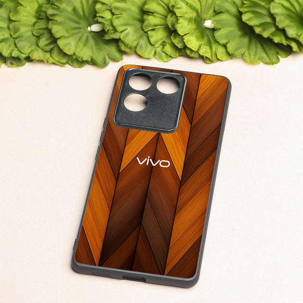 V-Wood Luxe metal back case for Vivo T2 Pro