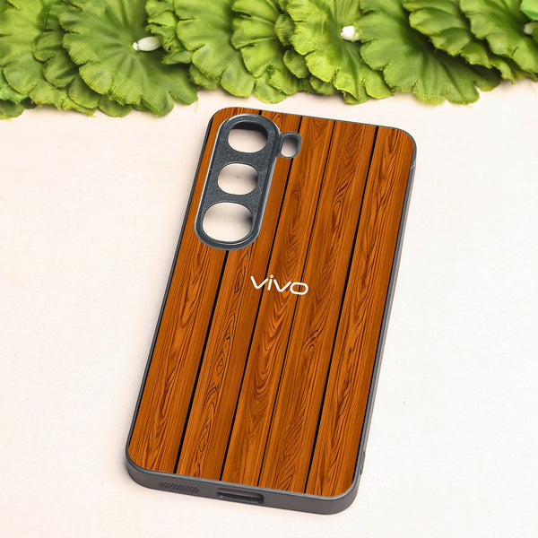 WoodCraft Touch metal back case for Vivo V40 Lite
