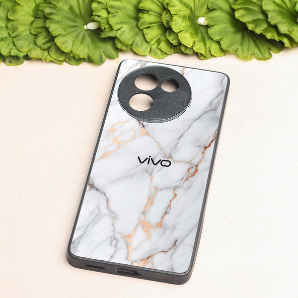 Copper Luxe Marble metal back case for Vivo T3X