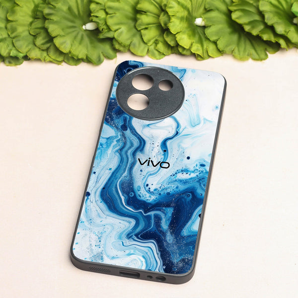 Neptune Swirl metal back case for Vivo V30e