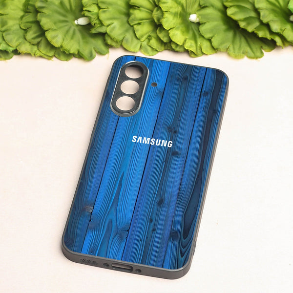 Indigo Planks metal back case for Samsung A55