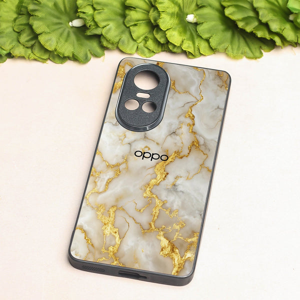 Gold Vein Glory metal back case for Oppo Reno 10 Pro