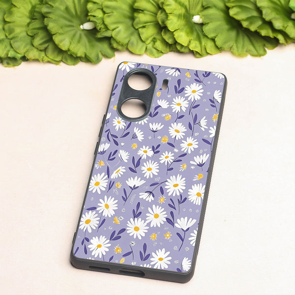 Lavender Daisies metal back case for Vivo V29e
