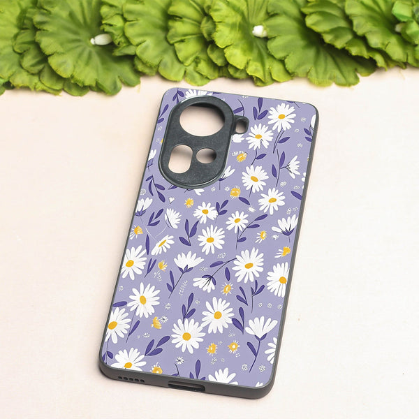Lavender Daisies metal back case for Oppo Reno 11