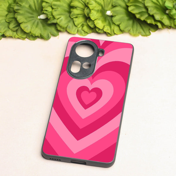 Retro Love metal back case for Oppo Reno 11