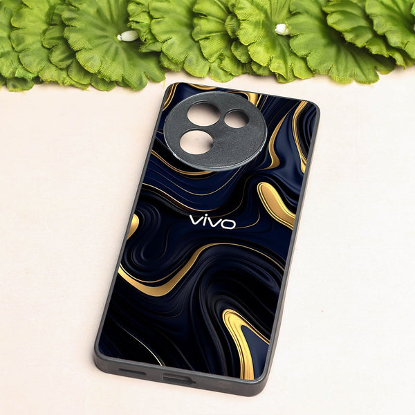 Noir Gold metal back case for Vivo Y58