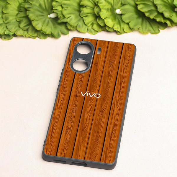 WoodCraft Touch metal back case for Vivo V29e
