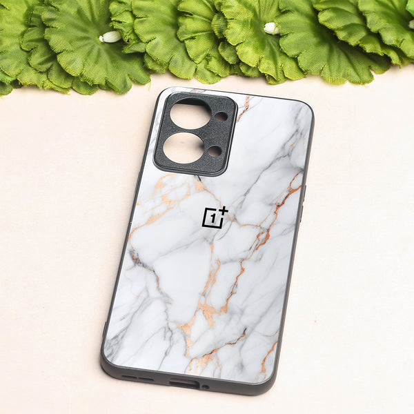 Copper Luxe Marble metal back case for Oneplus Nord 2T