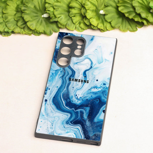 Neptune Swirl metal back case for Samsung S24 Ultra