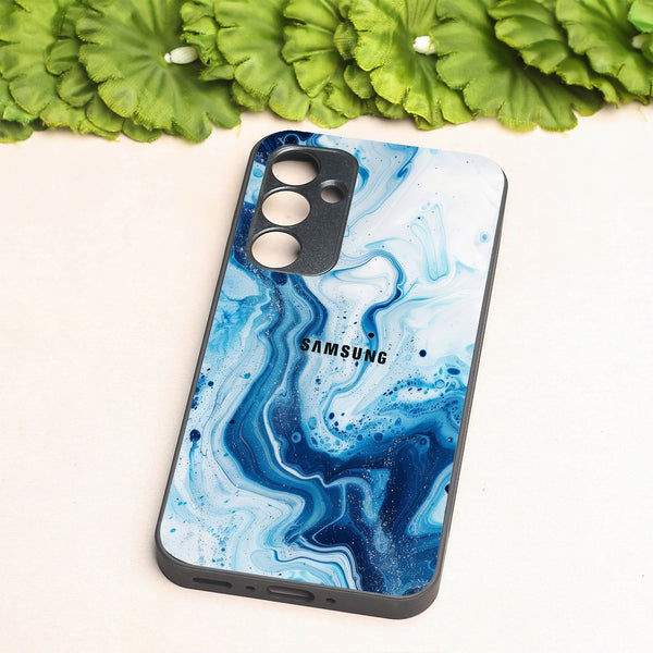 Neptune Swirl metal back case for Samsung A35