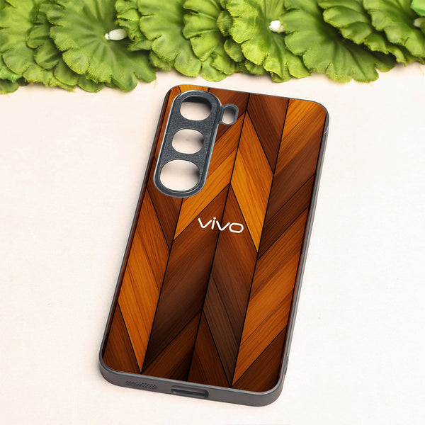 V-Wood Luxe metal back case for Vivo V40 Lite