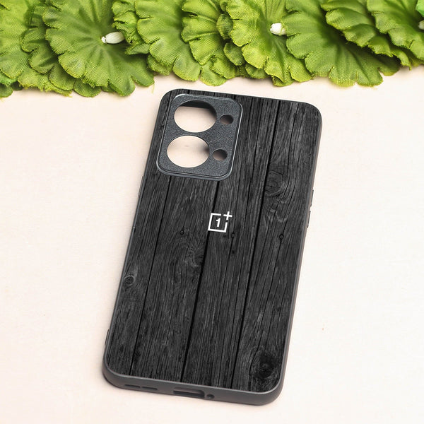 Dark Wood metal back case for Oneplus Nord 2T