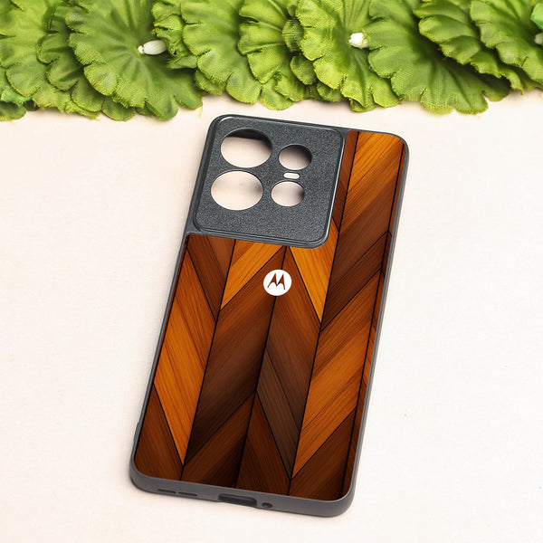 V-Wood Luxe metal back case for Motorola Edge 50 Pro