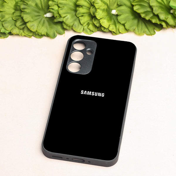 Black metal back case for Samsung A35