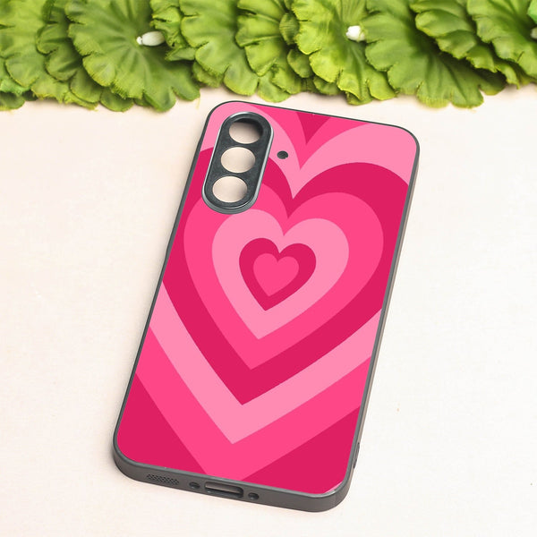 Retro Love metal back case for Samsung A55