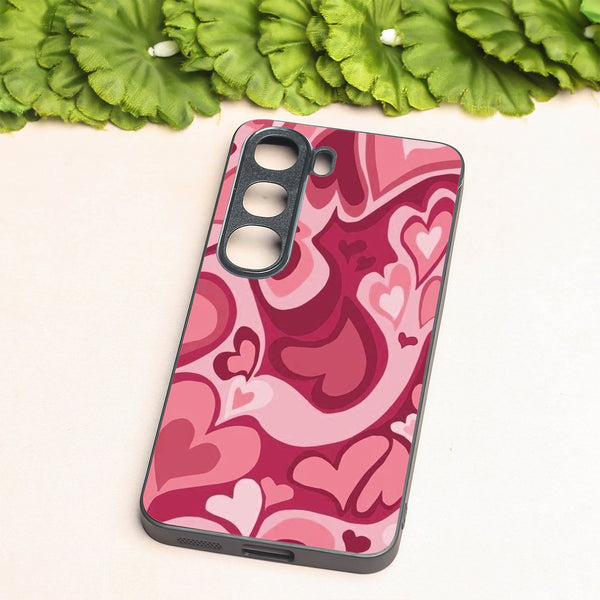 Valentine Wave metal back case for Vivo V40 Lite