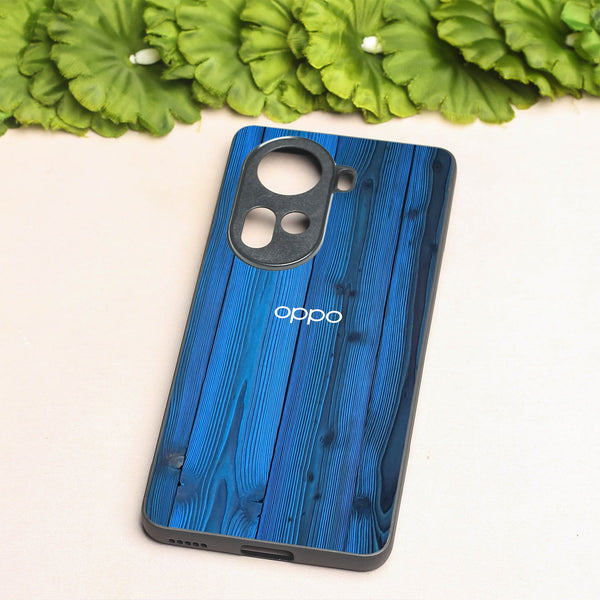 Indigo Planks metal back case for Oppo Reno 11