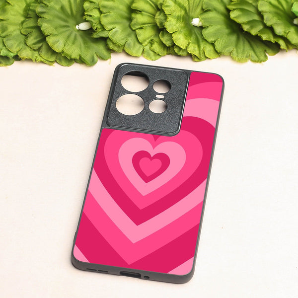 Retro Love metal back case for Motorola Edge 50 Pro