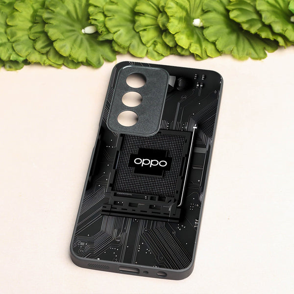 Microchip metal back case for Oppo K12X