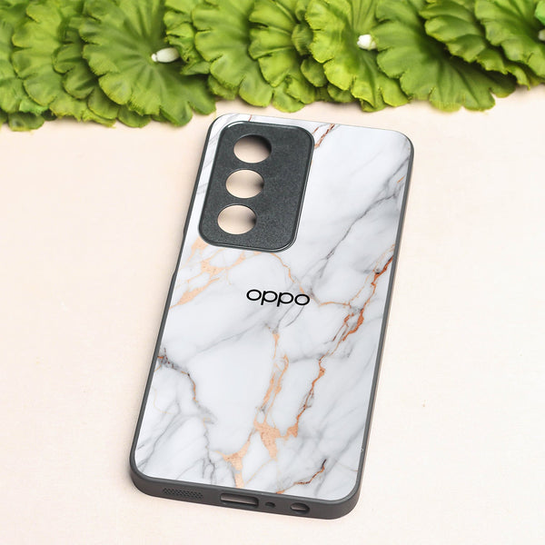 Copper Luxe Marble metal back case for Oppo K12X