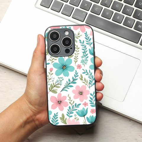Floral Mist metal back case for Apple Iphone 13 Pro Max