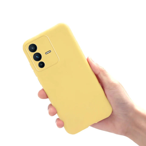 Yellow Candy silicone Case for Vivo V23