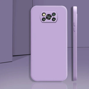 Purple Camera Original Silicone Case for Poco X3