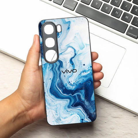Neptune Swirl metal back case for Vivo V40 Lite