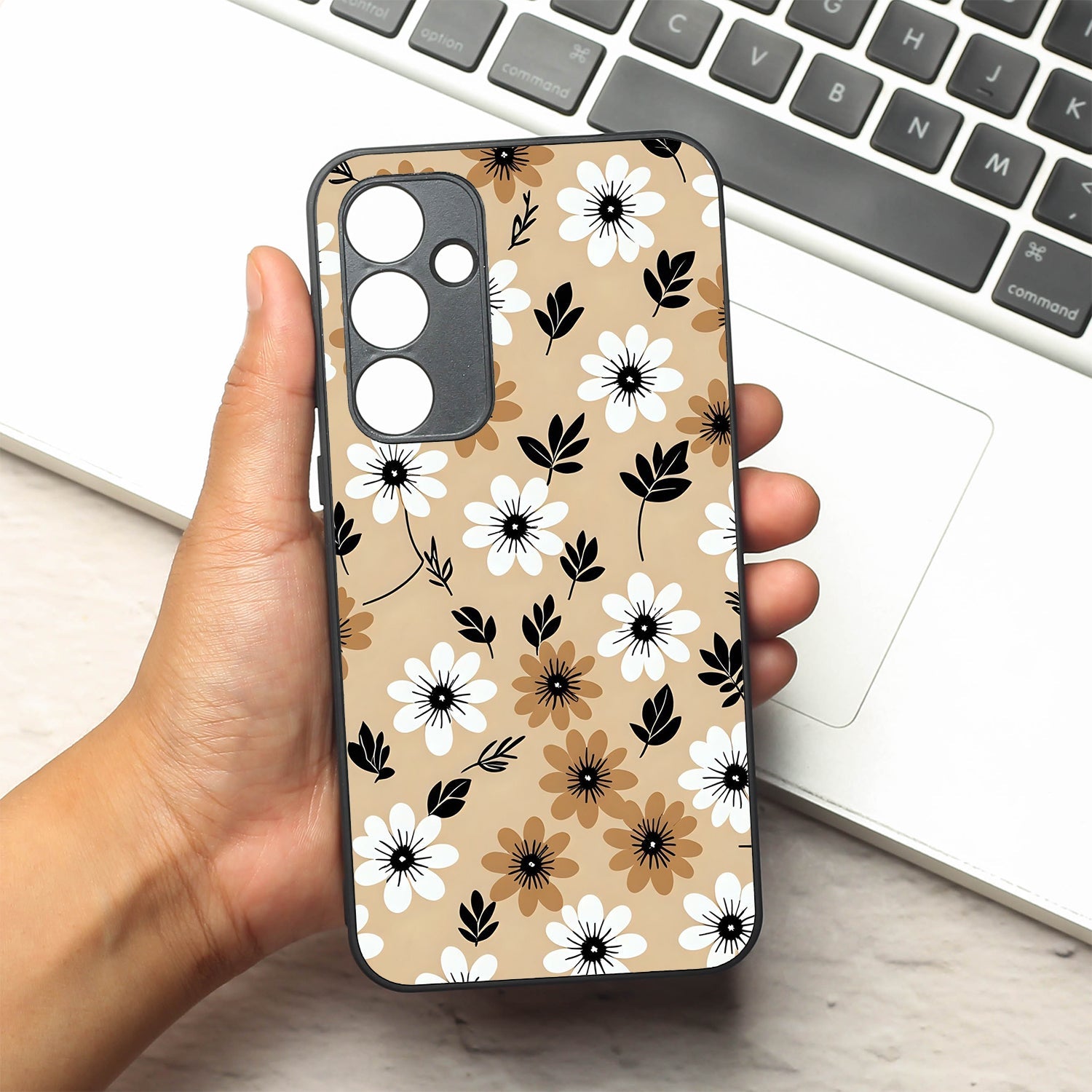 Daisy Dusk metal back case for Samsung A35