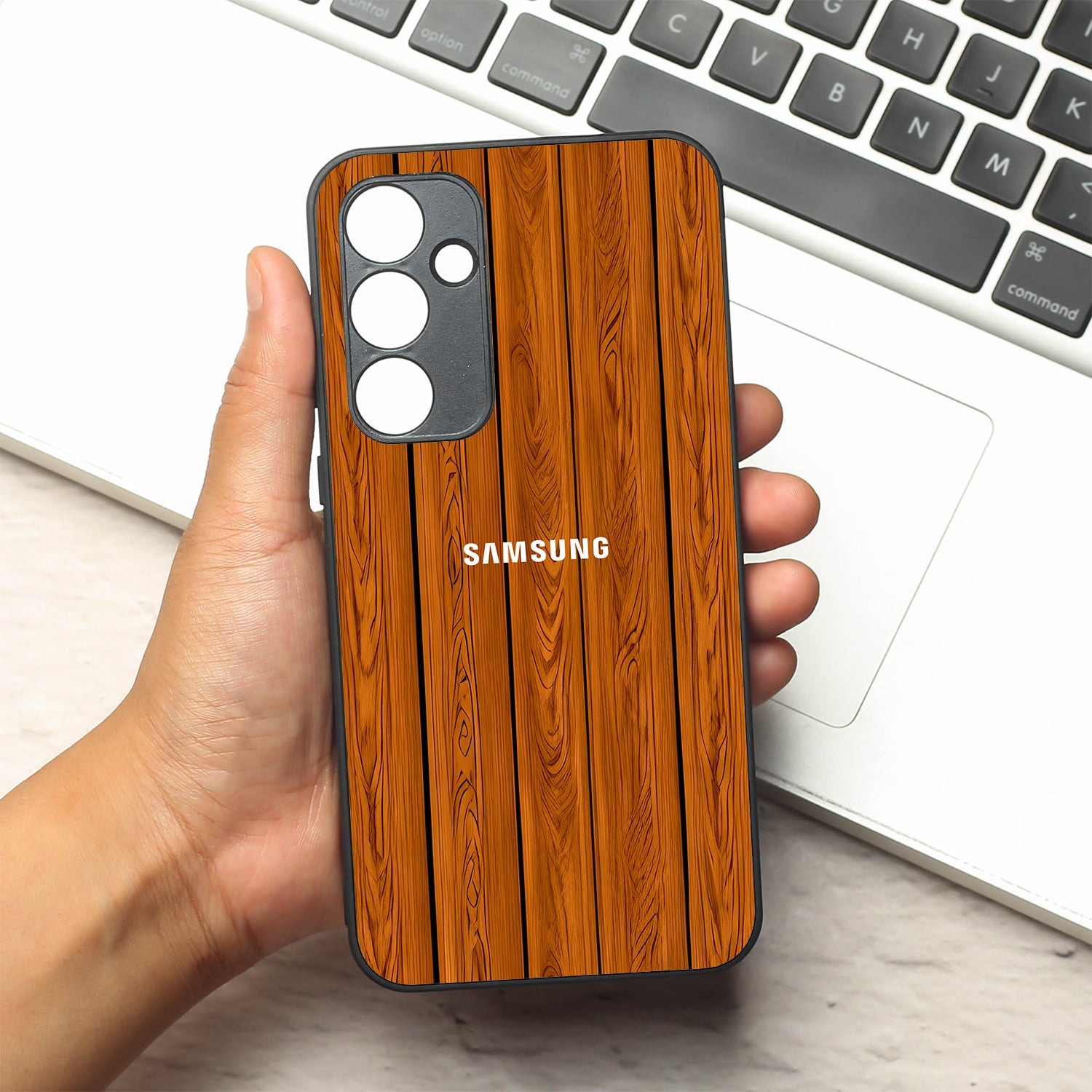WoodCraft Touch metal back case for Samsung A35