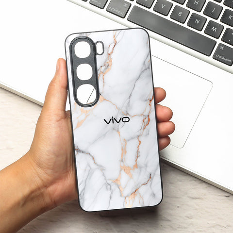 Copper Luxe Marble metal back case for Vivo V40 Lite