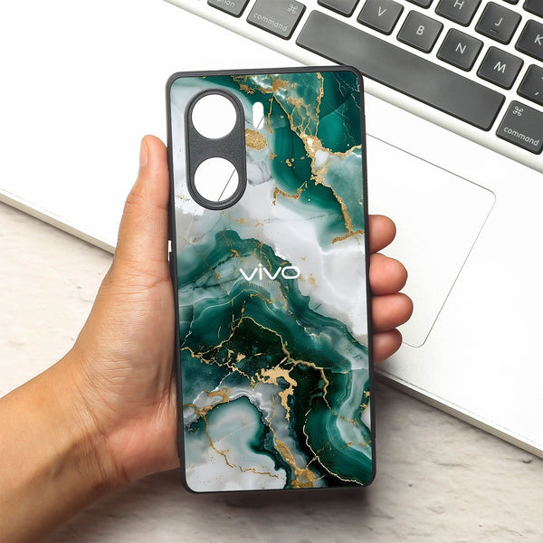 Auric Glaze metal back case for Vivo V29e