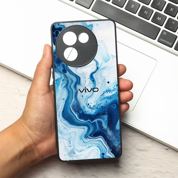 Neptune Swirl metal back case for Vivo V30e