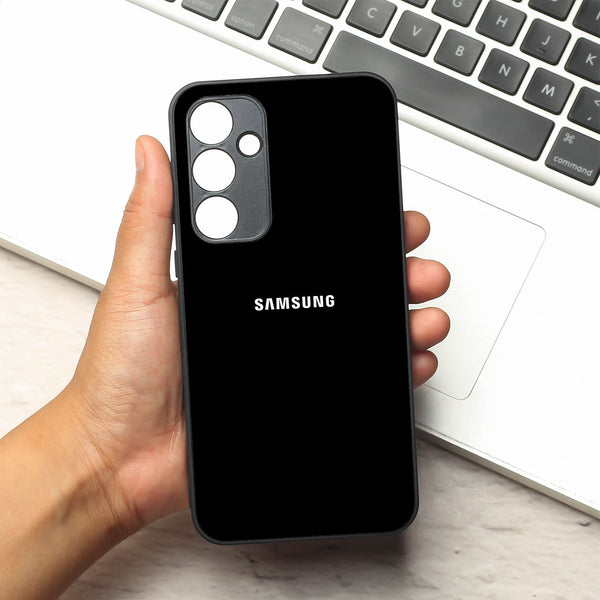 Black metal back case for Samsung A35