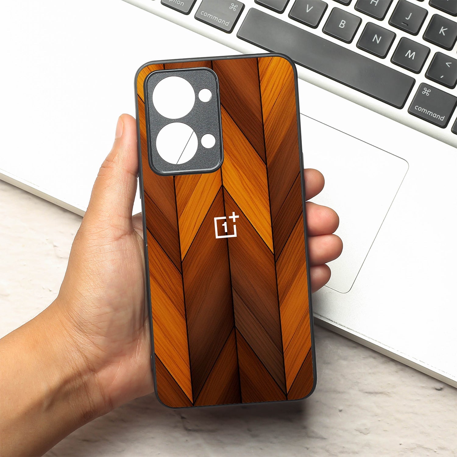 V-Wood Luxe metal back case for Oneplus Nord 2T